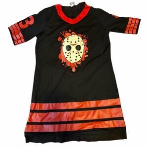 Friday The 13th Jason Voorhees Hockey Jersey Dress Womens Size Small